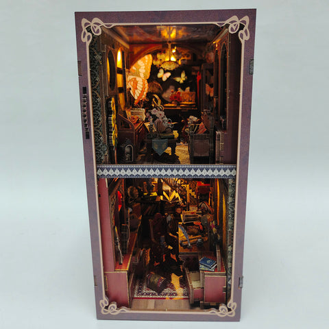 Butterfly Fifijoy Collection Room 3D DIY Wooden Book Nook Shelf Insert Kit