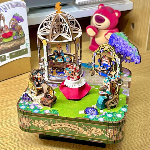 Fifijoy Flower Waltz DIY 3D Puzzle Music Box