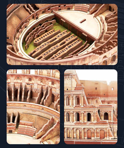 Fifijoy The Colosseum 3D Puzzle Miniature House Kit