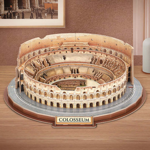 Fifijoy The Rome Colosseum 3D Puzzle Miniature Kit