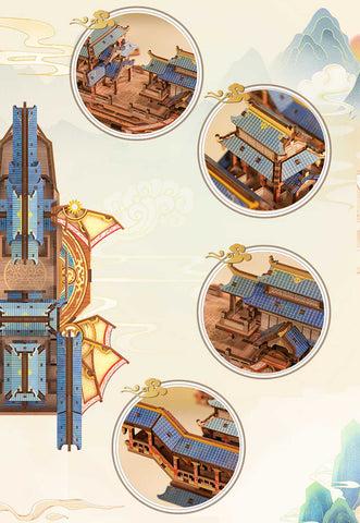 Fifijoy Wind Voyager 3D Wooden Puzzle