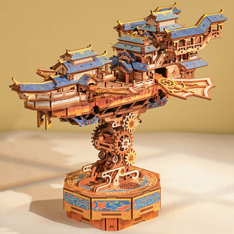 Fifijoy Wind Voyager 3D Wooden Puzzle Kit