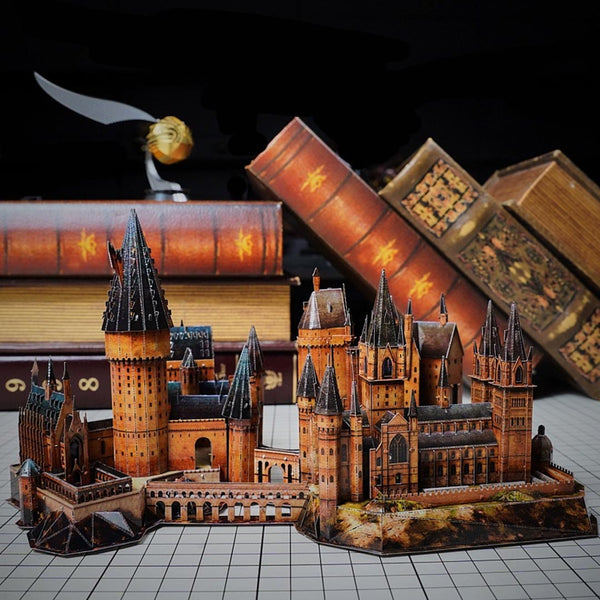 Magic Hogwarts Castle 3D Metal Model Kits