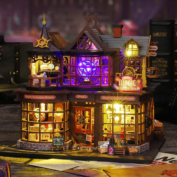 Magic Treasure House DIY Miniature Dollhouse Kit