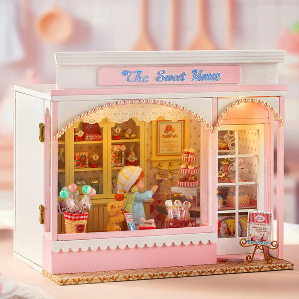 The Sweet House DIY Wooden Dollhouse Kit