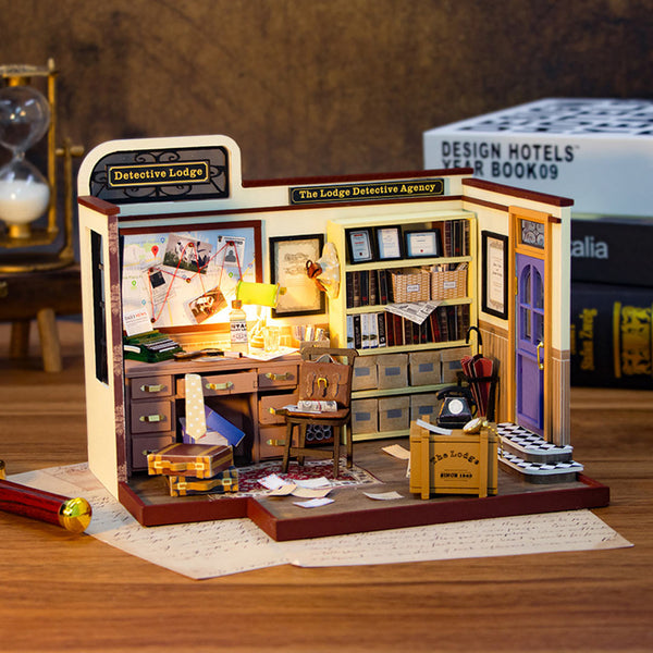 Detective Agency DIY Miniature House Kit