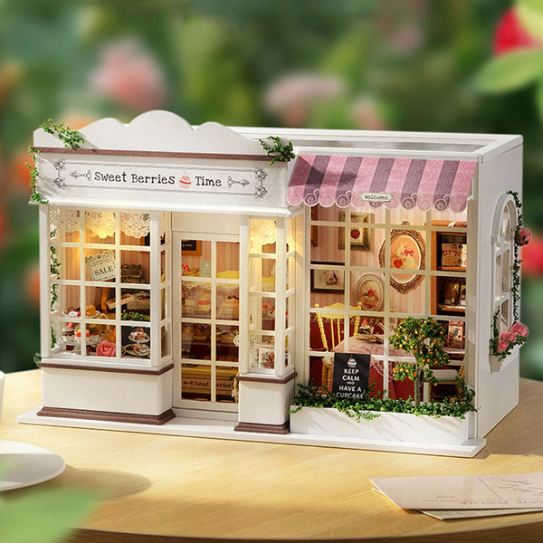 Sweet Berries Time DIY Wooden Dollhouse Kit