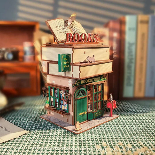 Time Bookstore 3D Puzzle Model Doll House