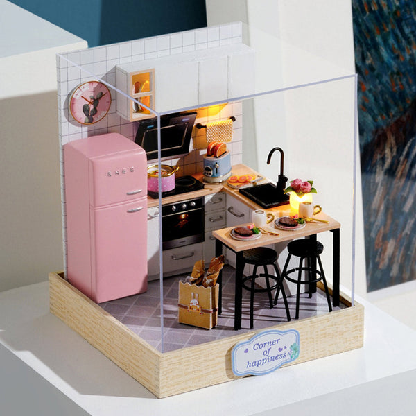 Creative Kitchen Miniature Dollhouse Kit