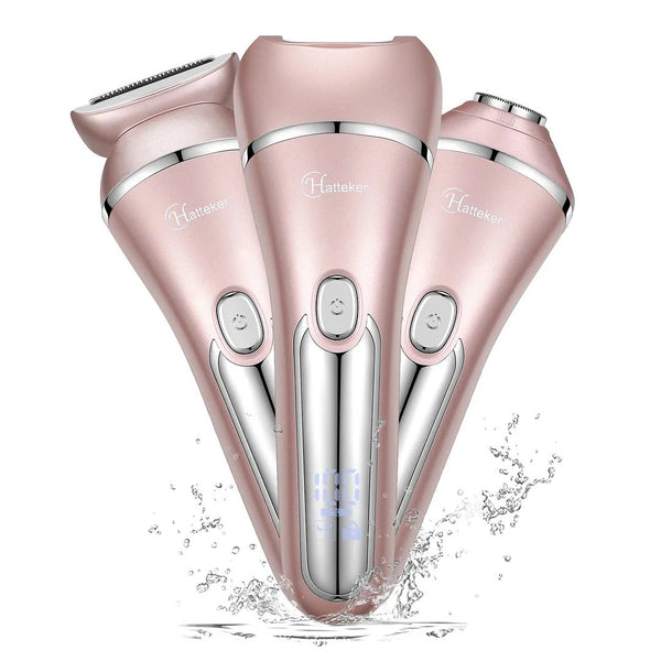 🔥Electric Epilator Hair Removal for Women 3 in 1 Shaver for Legs Arms Underarms Bikini Public Rechargeable