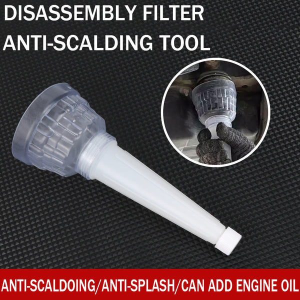 Oil Filter Removal Tool Not Touching Hands Oil Funnels for Automotive Use